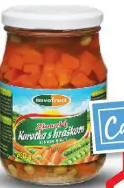 Giana karotka s hráškom v slanom náleve