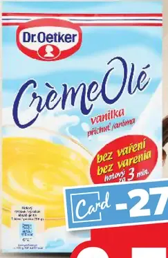 Dr. Oetker puding bez varenia