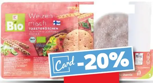Bio Toastové žemle na dopečenie
