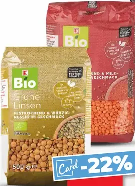 Bio Zelená šošovica