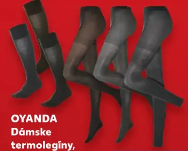 OYANDA Dámske termolegíny, termopančuchy alebo termopodkolienky