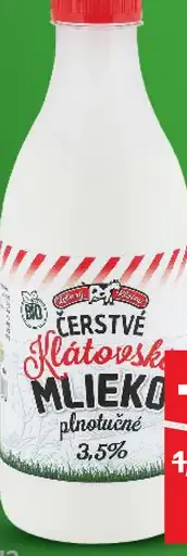 BIO Čerstvé mlieko 3,5%