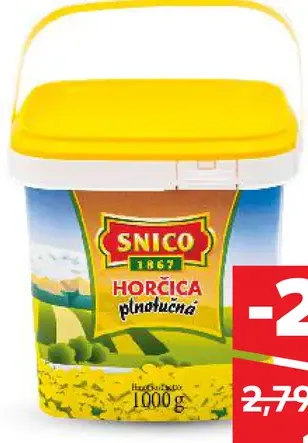 Snico Plnotučná horčica