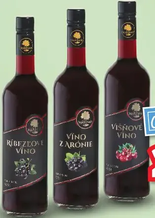 Ovocné víno rôzne druhy