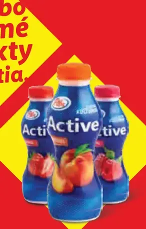 Jogurtový nápoj s ovocím