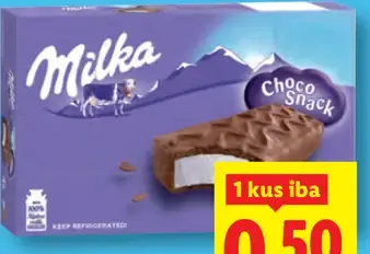 Milka Mliečny rez