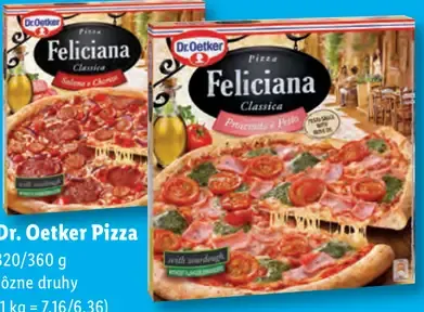 Dr. Oetker Pizza rôzne druhy