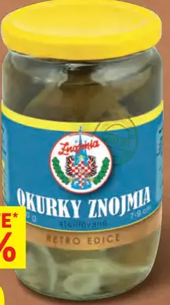 Znojmia Okurky nakladané