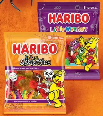 Haribo Gumené cukríky Little Monsters Crazy Skeletons