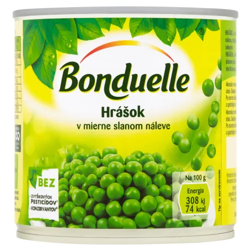 Bonduelle Hrášok v mierne slanom náleve