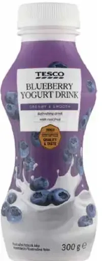 Tesco blueberry yogurt drink
