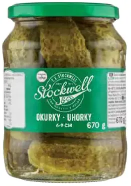 Stockwell & Co. uhorky v sladkokyslom náleve