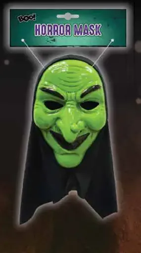 Halloween maska s kapucňou
