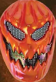 Halloween plastová maska tekvica