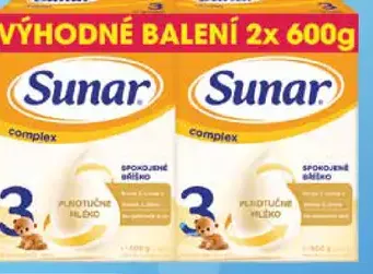 Sunar Complex mlieko pre batoľatá