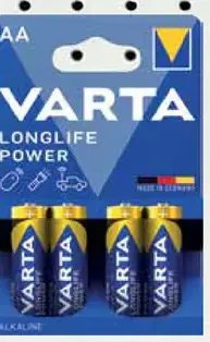 Varta Longlife Power batérie AA