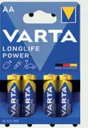 Varta Longlife Power batérie AA