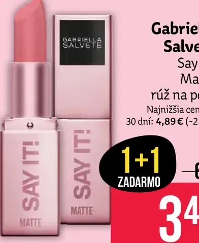 Gabriella Salvete rúž na pery Say It Matte