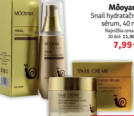 Môoyam Snail hydratačné sérum