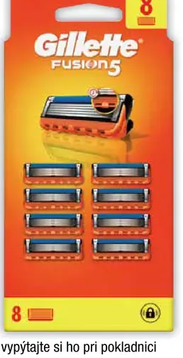 Gillette Fusion 5 náhradné hlavice