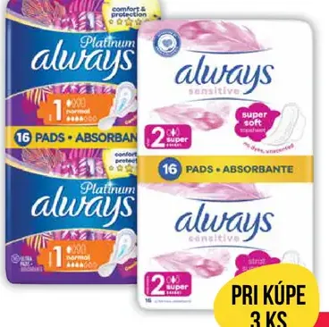 Always Ultra dámske hygienické vložky