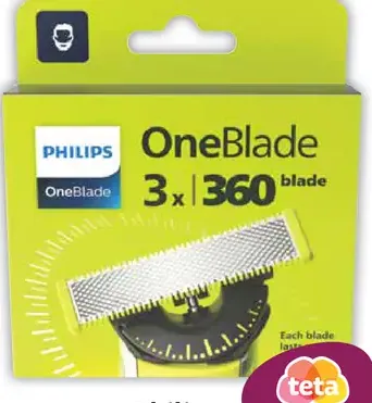 Philips OneBlade náhradné holiace hlavice
