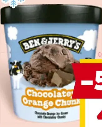 Ben & Jerry's Chocolatey Orange Chunk zmrzlina