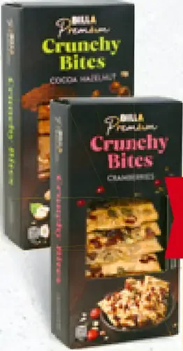 BILLA Premium Crunchy Bites brusnica/oriešok