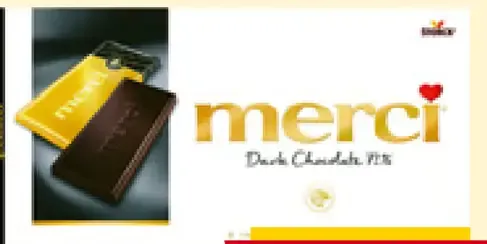 Merci tablets extra dark čokoláda