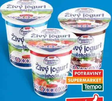 Mamičkine dobroty Živý jogurt biely