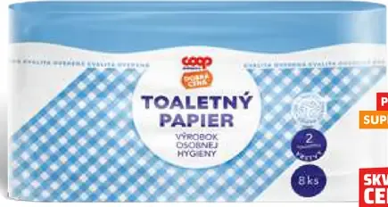 COOP Toaletný papier 2-vrstvový