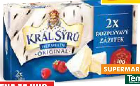 Kráľ Syří Hermelín 2x120 g 1 bal.