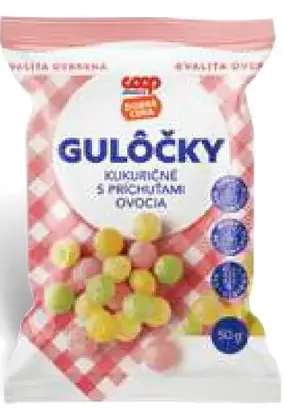 Kukuričné guľôčky s ovocnou príchuťou