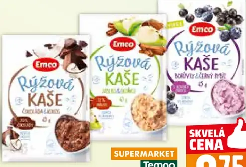 Emco Ryžová kaša 2 druhy