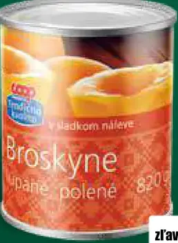 Tradičná kvalita Broskyne lúpané, polené