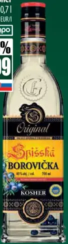 Spišská Originál Kosher Borovička