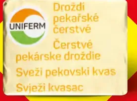 Uniferm Čerstvé pekárske droždie