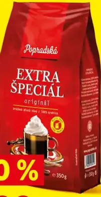 Popradská káva Extra špeciál mletá