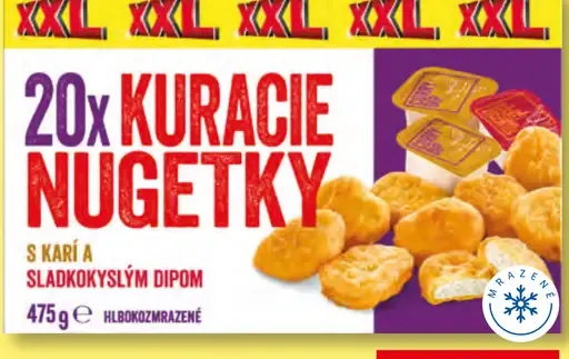 Kuracie nuggetky s dipom