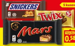 Mars/Twix/Snickers