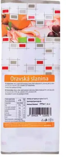 Oravská slanina balená