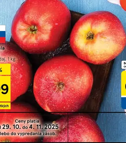 Jablká Gala ukladané