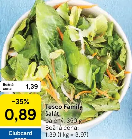 Tesco Family šalát