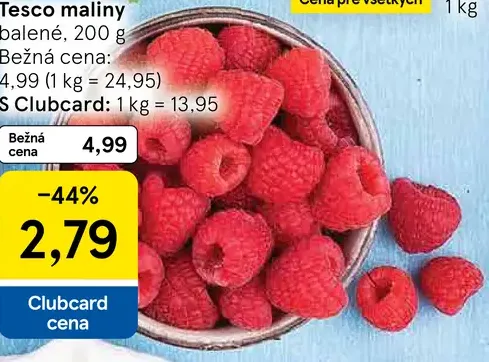 Tesco maliny