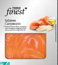 Tesco Finest salmon carpaccio plátky losos