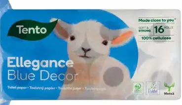 Tento toilet paper Ellegance Blue Decor