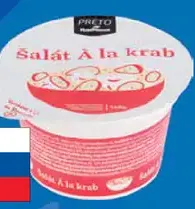 Ryba Žilina Preto à la krab lahôdkový šalát