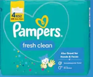 Pampers Vlhčené utierky Fresh Clean