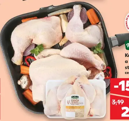 Kurča a 2 štvrťky stehenné