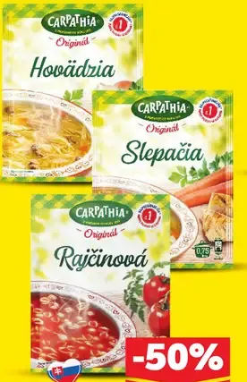 Carpathia Polievka Hovädzia Slepačia Rajčinová